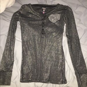 Victoria’s Secret - PINK - glitter sleep top